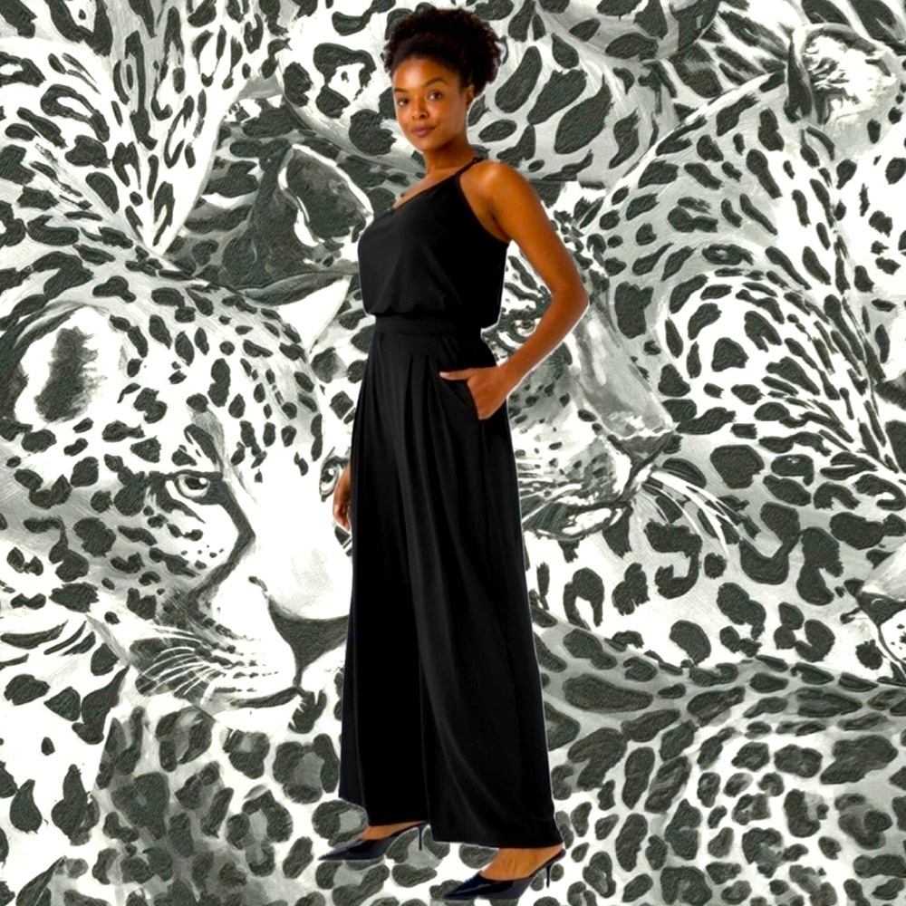 Halara Black Adustable Strap Backless Cut-Out Sid… - image 4